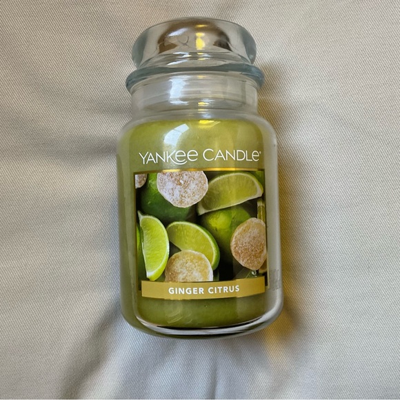 Yankee Candle Retired Ginger Citrus Large Jar Candle 22 oz NEW - Picture 1 of 4